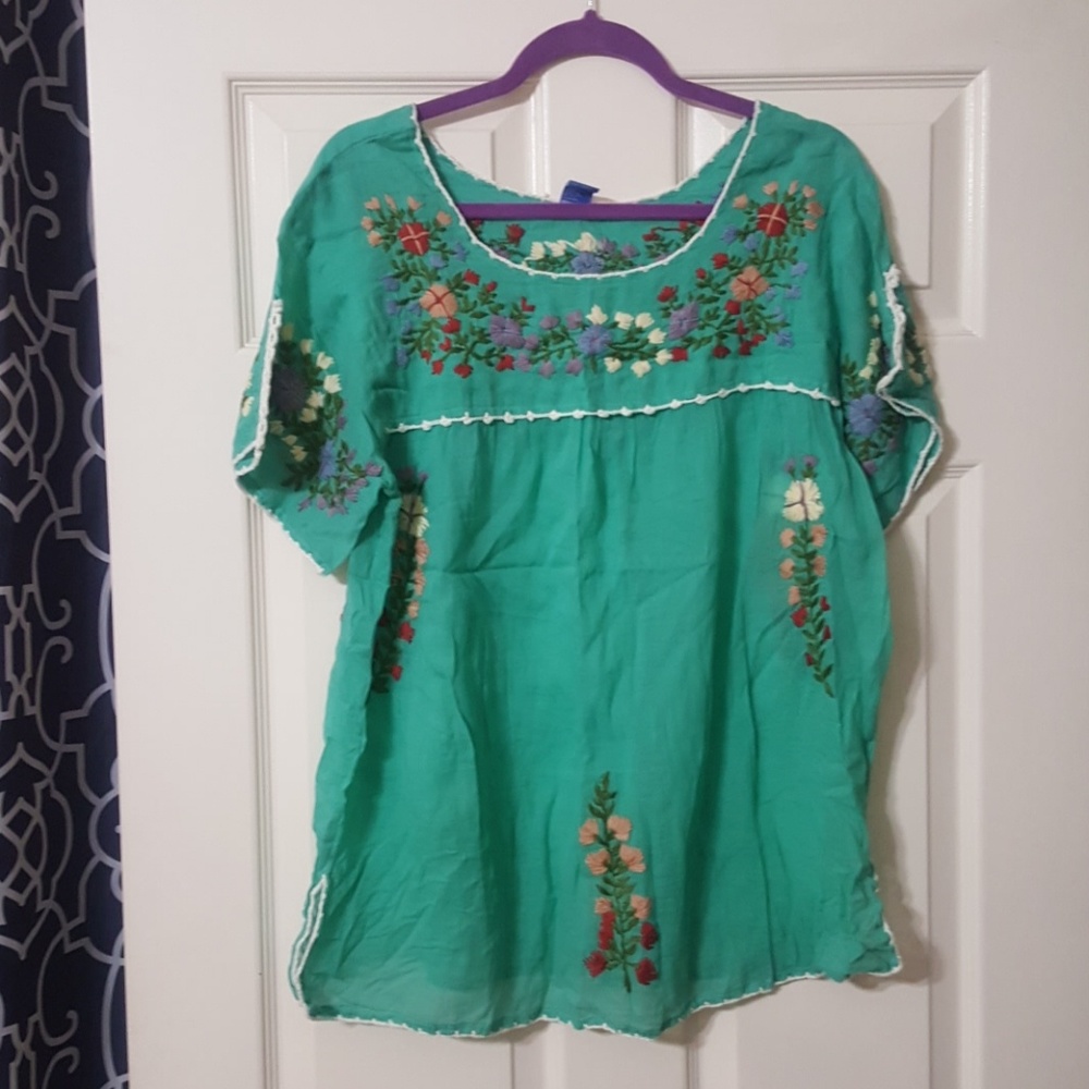 Embroidered Top